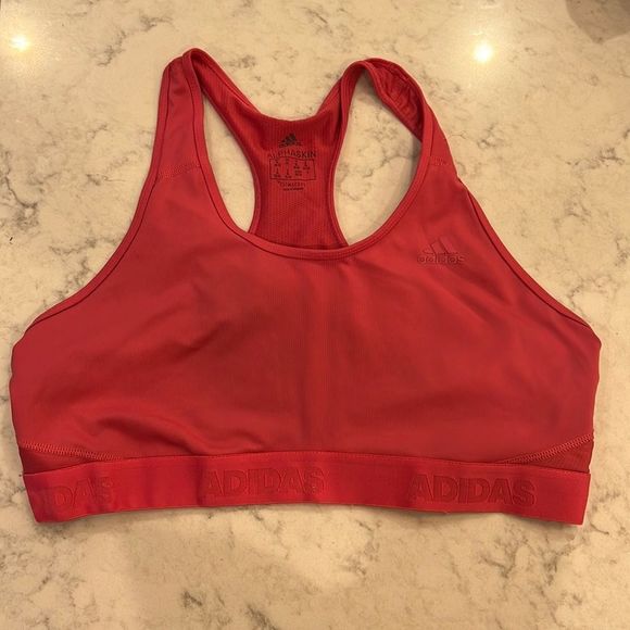 adidas Other - Adidas Size XL pink racer back sports bra comfy classic timeless activewear
